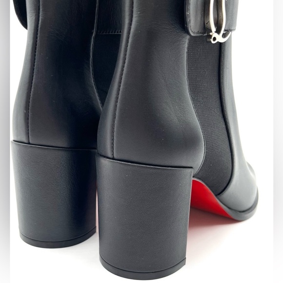 Christian Louboutin Leather 70 Chelsea Booties - Picture 6 of 8